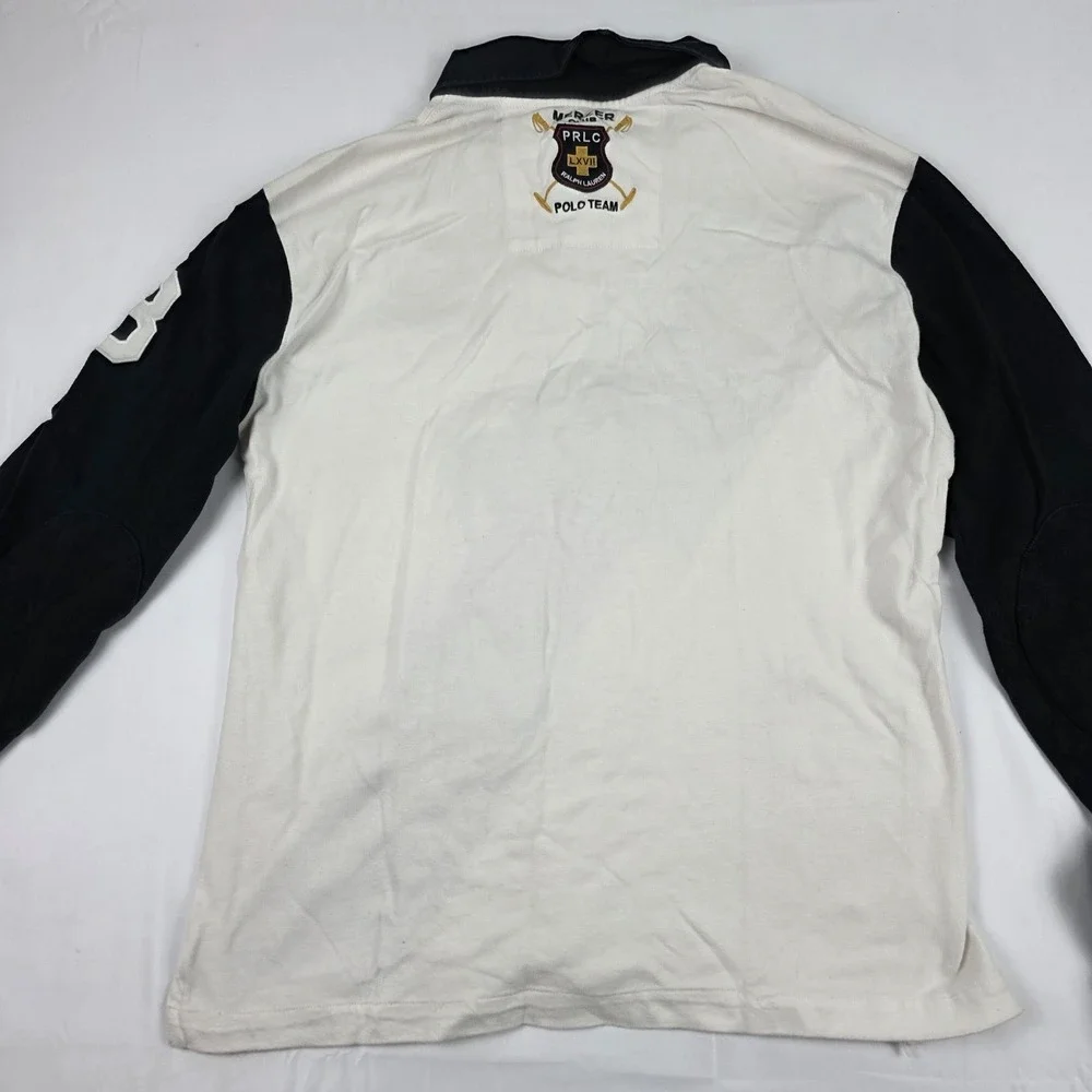 Polo By Ralph Lauren Polo Shirt Mens 2XL Multicolor Custom Fit Rugby Graphic 3